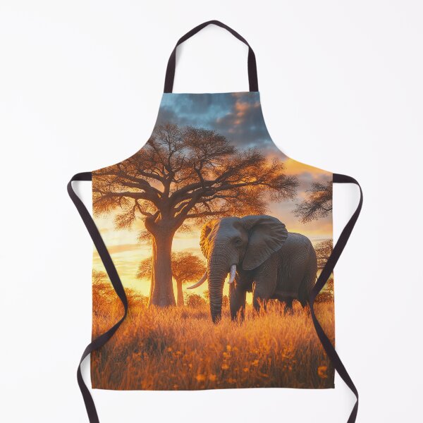 Item preview, Elephant standing in forest with hazy sunrise - Wildlife photo 2 designed and sold by TheArtistOf2022.