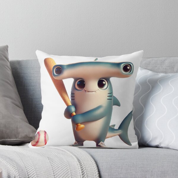 Item preview, Baby shark playing baseball designed and sold by LoveSports101.
