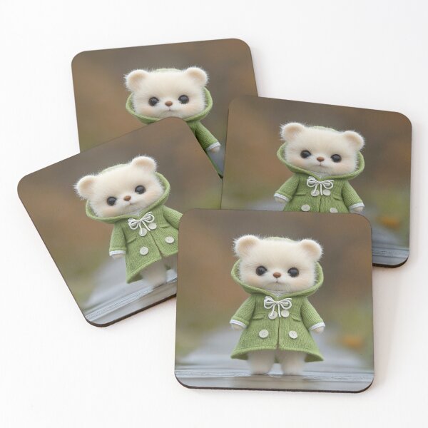 Item preview, Little bear with green coat designed and sold by Osintown.