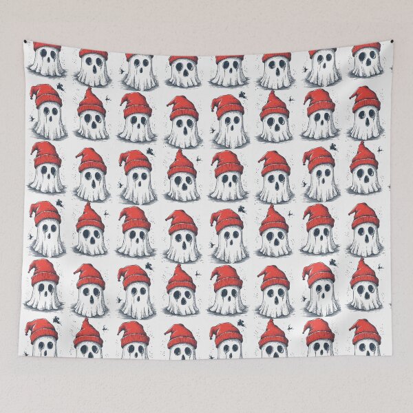Item preview,  Spooky Ghost With beanie designed and sold by Proteinmalac.