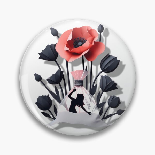 Item preview, Somniferum Dreams War with Drugs Red Poppy Addict Nightmares Woman Poppies designed and sold by SomniferumWars.