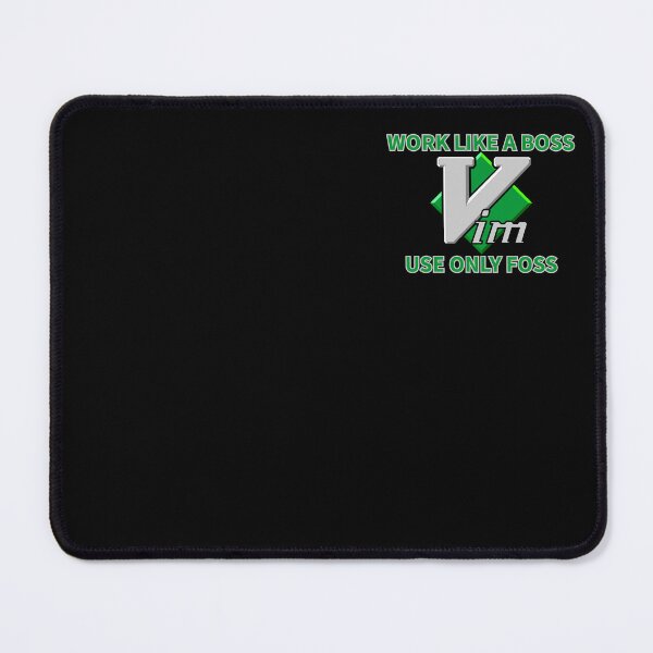 Item preview, Work like a boss use only Free Open Source Software, Vim in this case. designed and sold by Wojciech Grodzki.