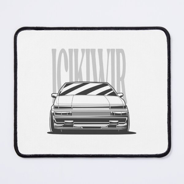 Item preview, JDM Toyota AE 86 Black And White Style designed and sold by TrilogyMerch.