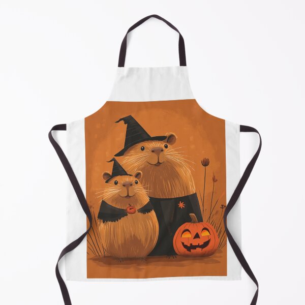 Item preview, Familia de capibaras en Halloween designed and sold by Proteinmalac.
