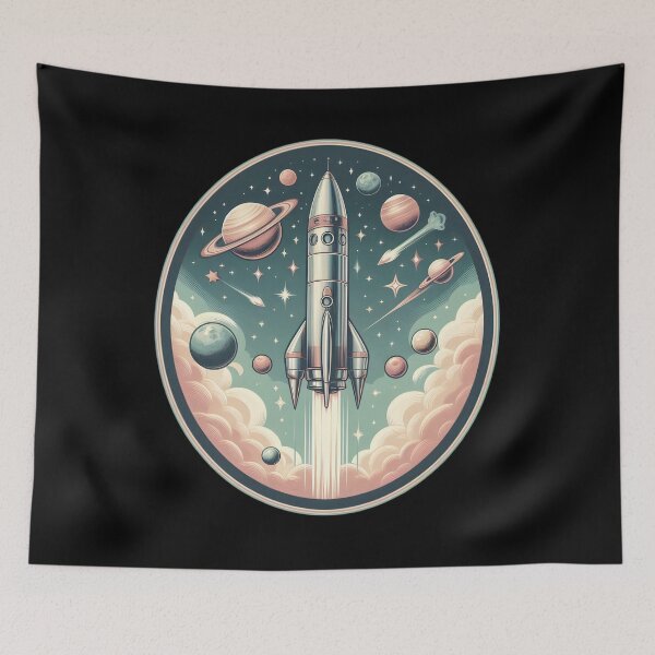 Item preview, Retro Space Odyssey designed and sold by pumsquare.
