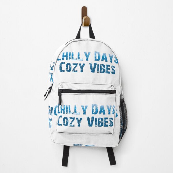 Item preview, Text Chilly Days Cozy Vibes Art designed and sold by Combat Skies.