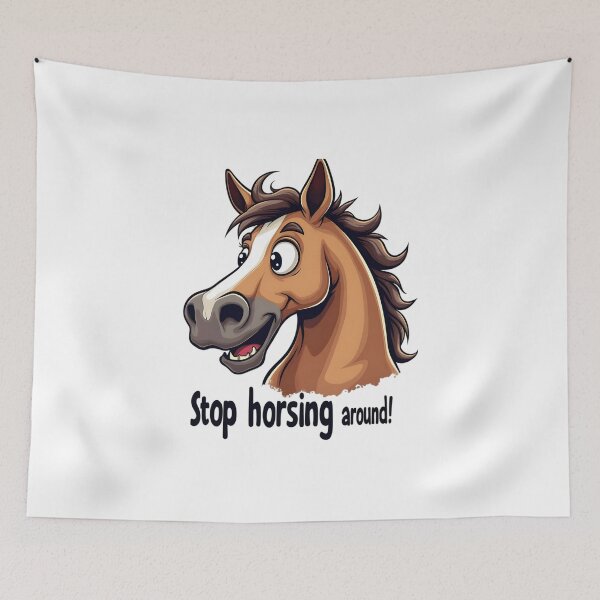 Item preview, stop horsing around  designed and sold by Ismartista.