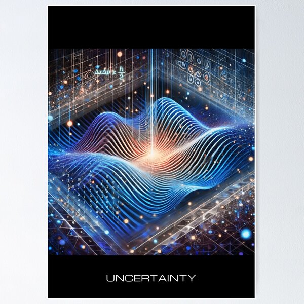 Item preview, An illustration of the Heisenberg uncertainty principle. designed and sold by V-vstudio.