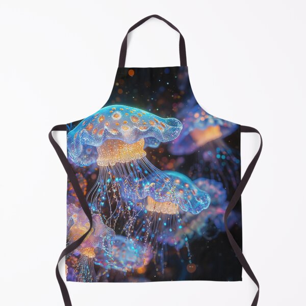 Item preview, Jellyfish glowing underwater - Nature photo 2 designed and sold by TheArtistOf2022.