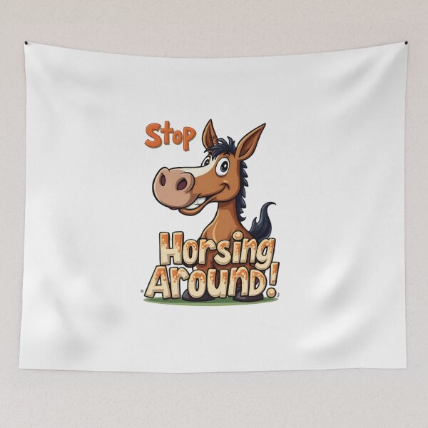 Item preview, stop horsing around  designed and sold by Ismartista.