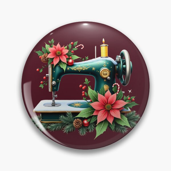 Item preview, christmas sewing machine designed and sold by jkrphoto.