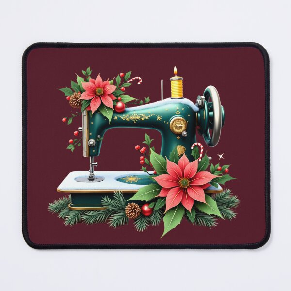 Item preview, christmas sewing machine designed and sold by jkrphoto.