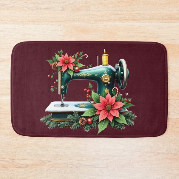 Item preview, christmas sewing machine designed and sold by jkrphoto.