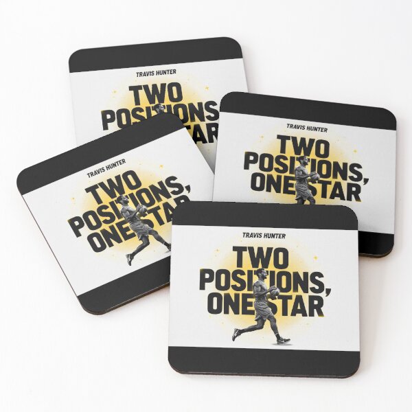 Item preview, Two Positions, One Star – Travis Hunter designed and sold by TauqeerArts.