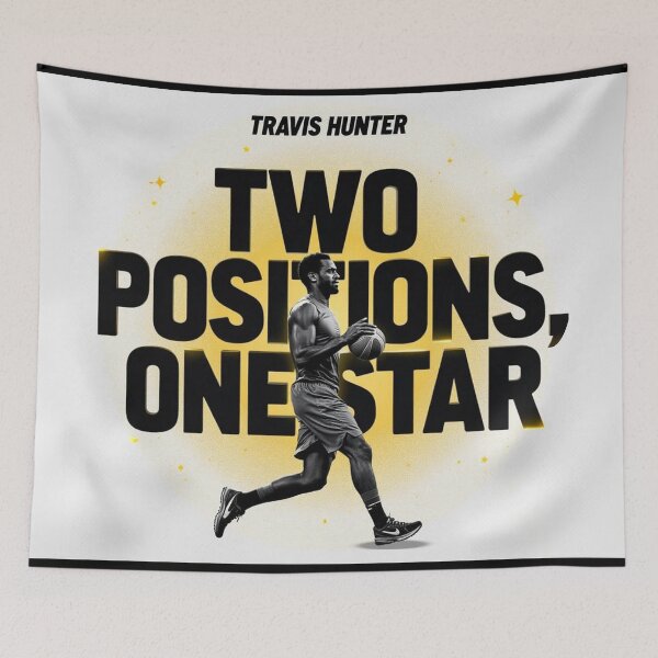 Item preview, Two Positions, One Star – Travis Hunter designed and sold by tauqeer007.