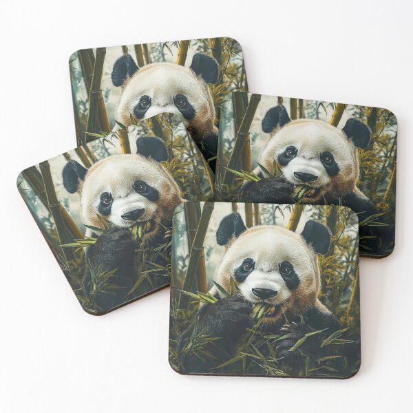 Item preview, Panda eating in forest - Wildlife photo designed and sold by TheArtistOf2022.