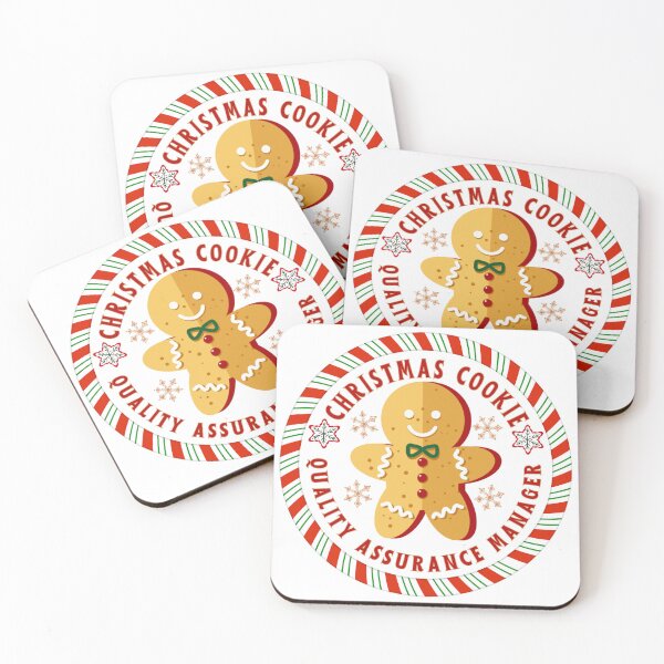 Item preview, Christmas Cookie Quality Assurance Manager designed and sold by MissMutsie.