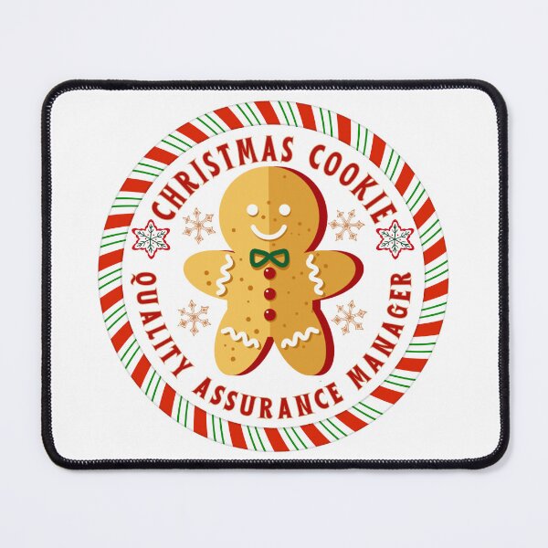 Item preview, Christmas Cookie Quality Assurance Manager designed and sold by MissMutsie.