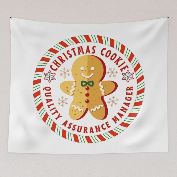 Item preview, Christmas Cookie Quality Assurance Manager designed and sold by MissMutsie.