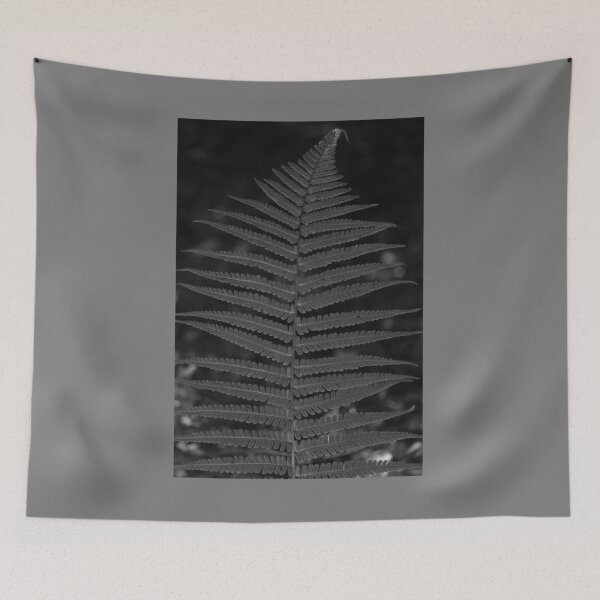 Item preview, Fern Detail Nature Black And White Vertical designed and sold by eddiebarronshop.