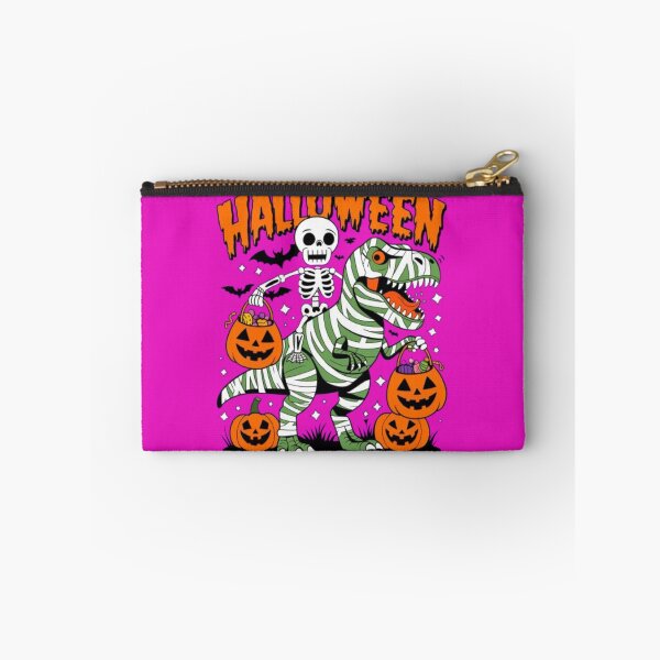 Item preview, Skeleton on Mummy Dinosaur Halloween Candy Grab designed and sold by SztylishDesigns.