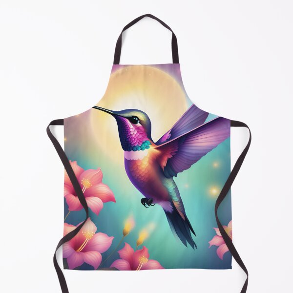 Item preview, Beautiful Hovering Hummingbird in Moonlit Night Sky designed and sold by Sticker-Tree.
