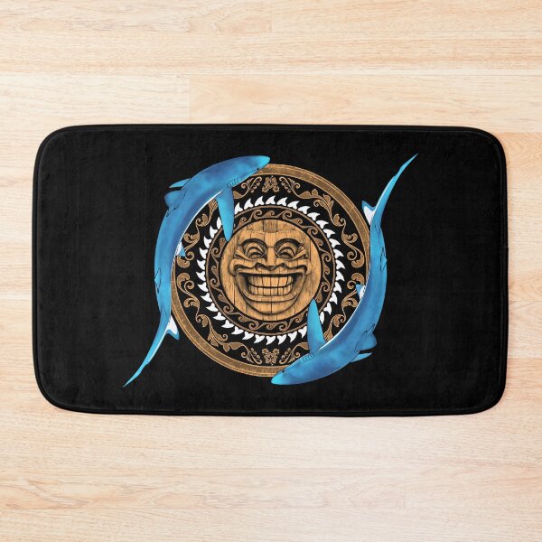 Item preview, Blue Shark Tiki Sun designed and sold by NicGrayGraphic.