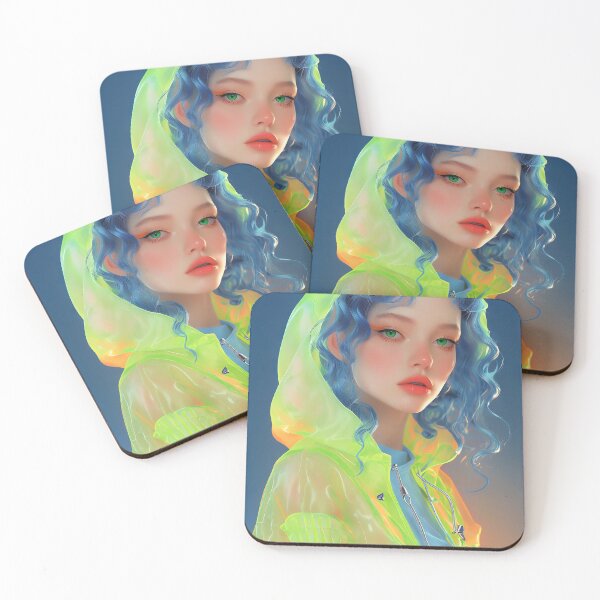 Item preview, Electric Blue: The Neon Rebel. designed and sold by Blossence Designs.