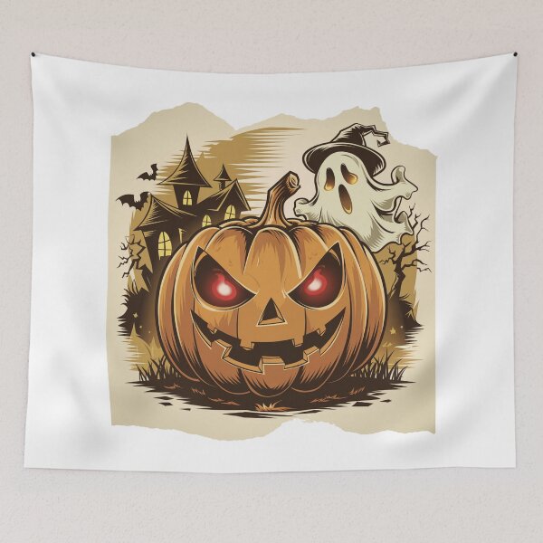 Item preview, The Haunted Pumpkin designed and sold by CookiesMerch.