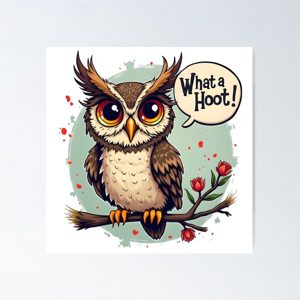 Item preview, what a hoot! designed and sold by Ismartista.