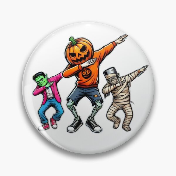 Item preview, Dabbing Halloween Boys Skeleton Zombie Scary Pumpkin Mummy designed and sold by SztylishDesigns.