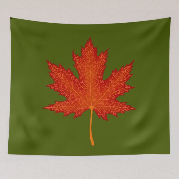 Item preview, Maple Leaf Swirls designed and sold by Pandaerable.