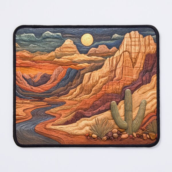 Item preview, Wild West Desert Scenery with Cactuses designed and sold by MargaretWiktor.
