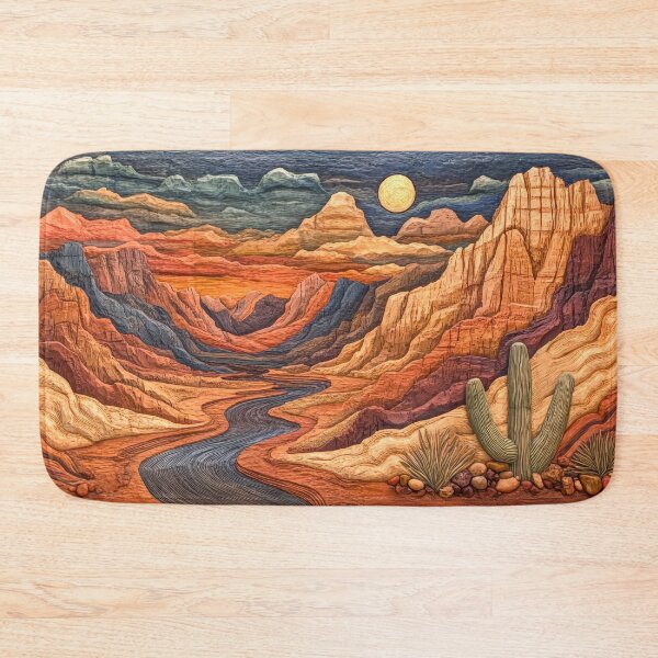 Item preview, Wild West Desert Scenery with Cactuses designed and sold by MargaretWiktor.