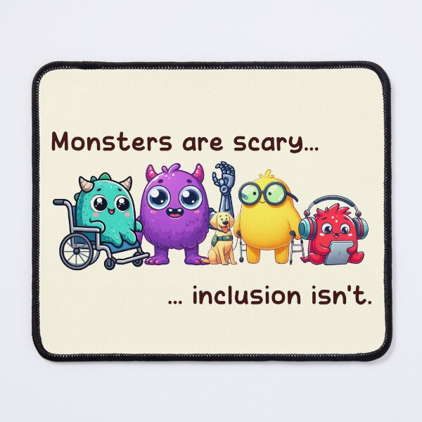 Item preview, Monsters are scary inclusion isnt designed and sold by Vkinsify.