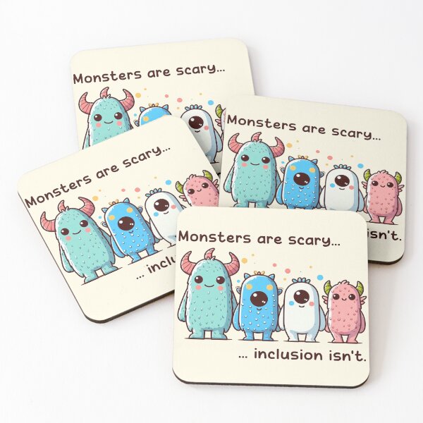Item preview, Monsters are scary inclusion isnt designed and sold by Vkinsify.