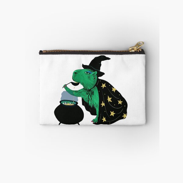 Item preview, Capybara green witch designed and sold by Ekaterina Khozatskaya.