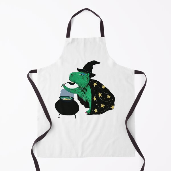 Item preview, Capybara green witch designed and sold by Ekaterina Khozatskaya.