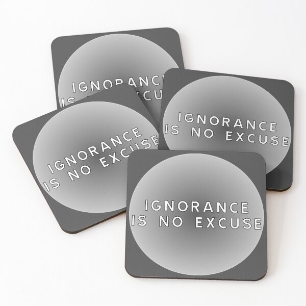 Item preview, Ignorance is no excuse! designed and sold by ALF2023.