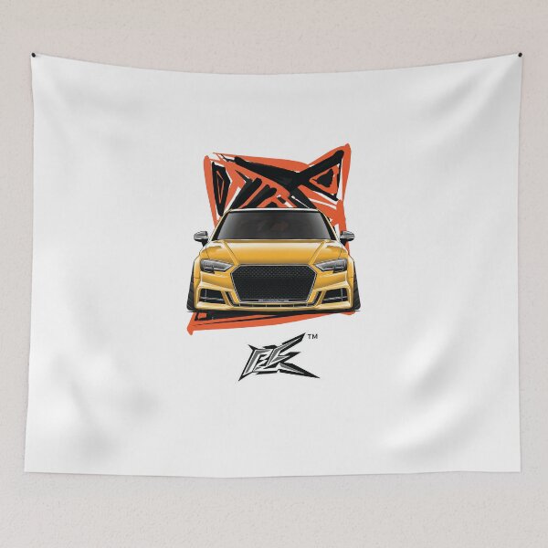 Item preview, popular german hatchback yellow  designed and sold by NaquashM.