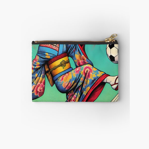 Item preview, Geisha Soccer – Dynamic Pop Art Fusion designed and sold by SakuraJapanArt.