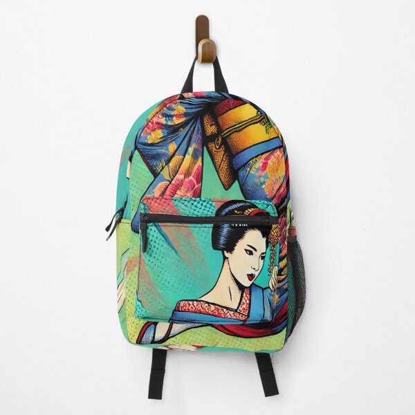 Item preview, Geisha Soccer – Dynamic Pop Art Fusion designed and sold by SakuraJapanArt.