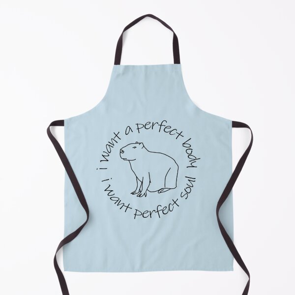 Item preview, Capybara I Want a Perfect Body I Want Perfect Soul designed and sold by ellenhenry.