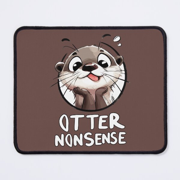 Item preview, Cute Sketchy Otter Nonsense designed and sold by TomFrontierArt.