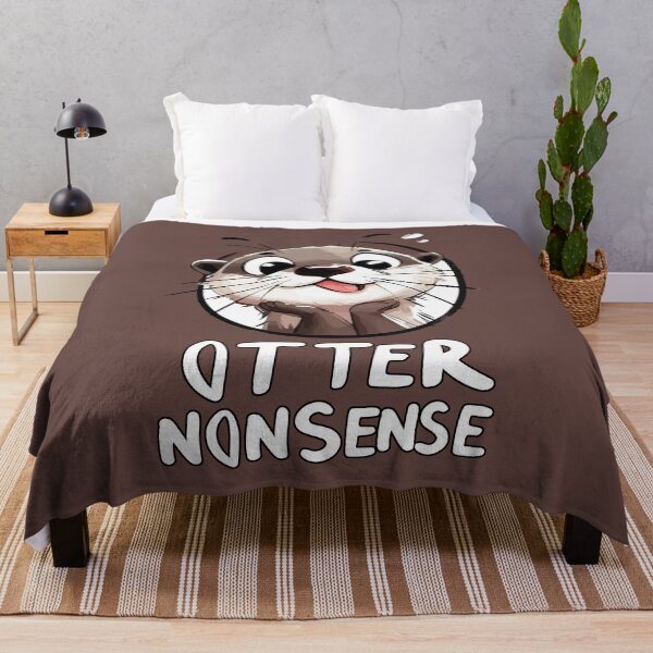 Item preview, Cute Sketchy Otter Nonsense designed and sold by TomFrontierArt.