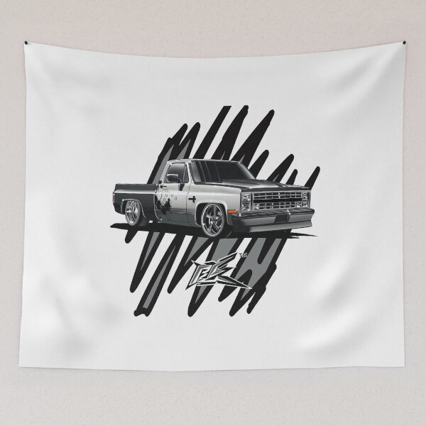 Item preview, c10 pickup truck white  designed and sold by NaquashM.