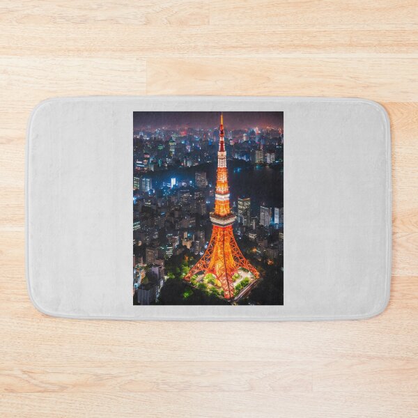 Item preview, Tokyo Tower at night designed and sold by JAPANESE FAVORITES.