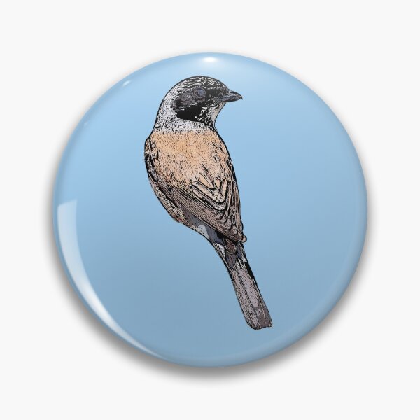 Item preview, Red-backed Shrike Black Alternate Design  designed and sold by designsasstultd.