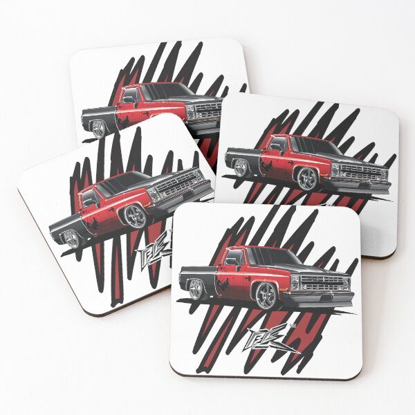 Item preview, c10 pickup truck red  designed and sold by NaquashM.