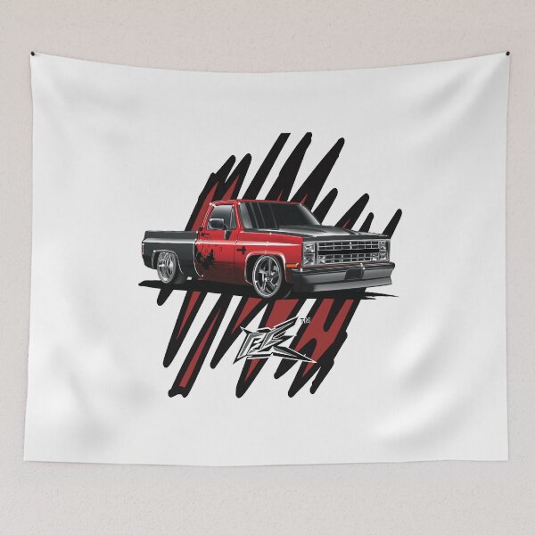 Item preview, c10 pickup truck red  designed and sold by NaquashM.